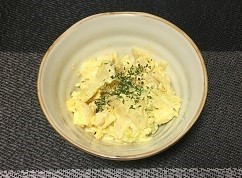 キャベツの卵サラダ（透析食）の画像