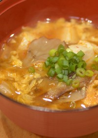 簡単☆舞茸とキムチのスープ