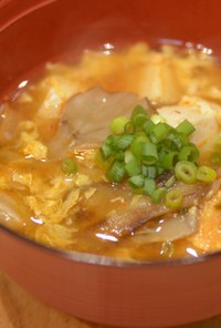 簡単☆舞茸とキムチのスープ