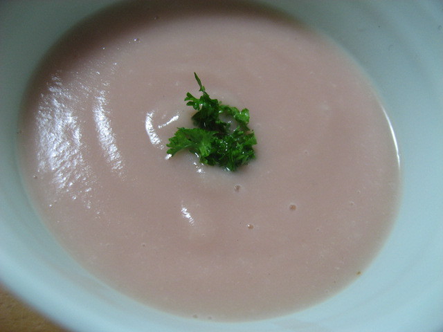簡単♪ほんのりピンクのかぶのスープ♪の画像