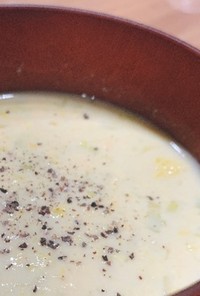 粟米湯風とうもろこしの冷製スープ