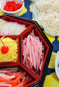 豪華な高知県素麺×キウィ ビタミンアップ