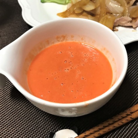 飲むビタミン♪「冷製トマトスープ」