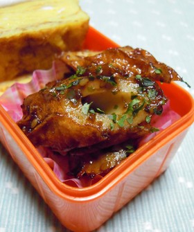 お弁当✿ちくわの焼肉のタレ炒め
