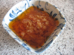シャン麺のオイルたれ