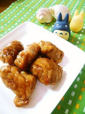 巻き巻きで柔らかジューシー照り焼き♡