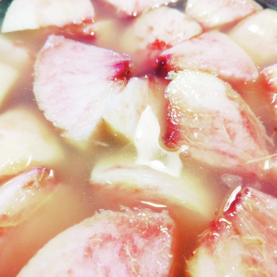 桃の水キムチの画像