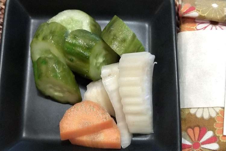 ぬか漬け 生糠を利用 レシピ 作り方 By よめっこ クックパッド 簡単おいしいみんなのレシピが375万品