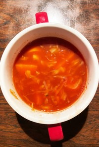 3種根菜の和風洋風トマトスープ