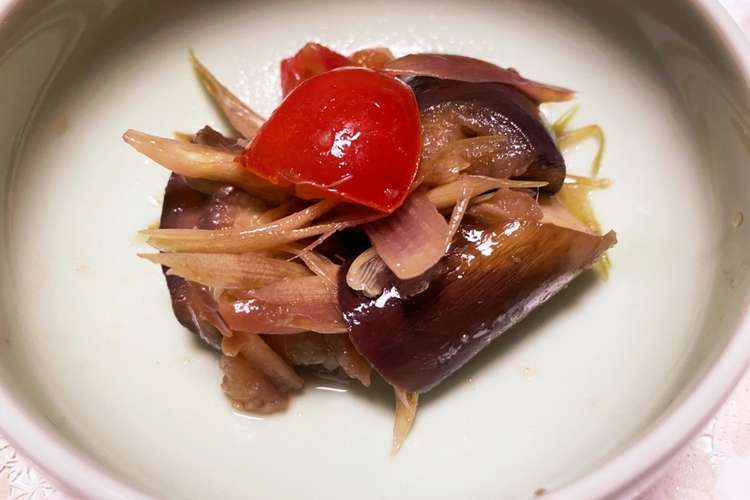 簡単ナスとトマトとみょうがの和え物 レシピ 作り方 By 緑猫さん クックパッド 簡単おいしいみんなのレシピが376万品