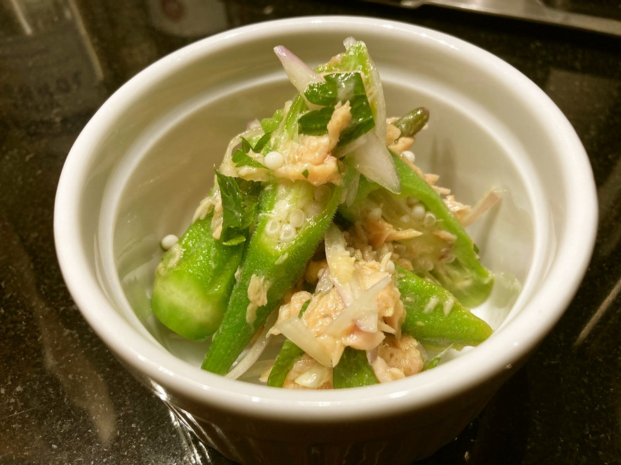 Okura Tuna Saladの画像
