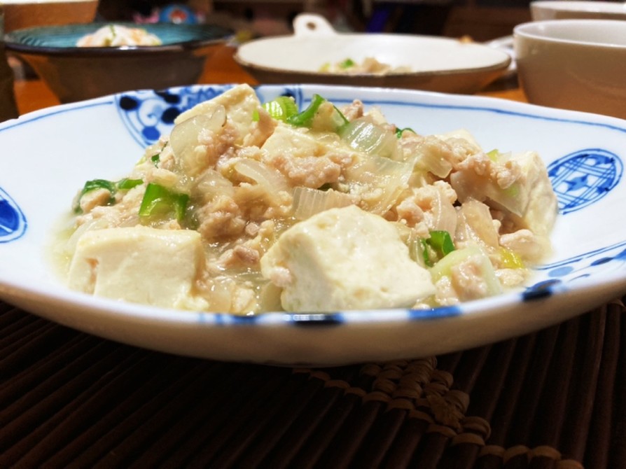 玉ねぎ麹で和風な麻婆豆腐の画像