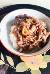 ガッツリ肉料理☆プルコギ丼