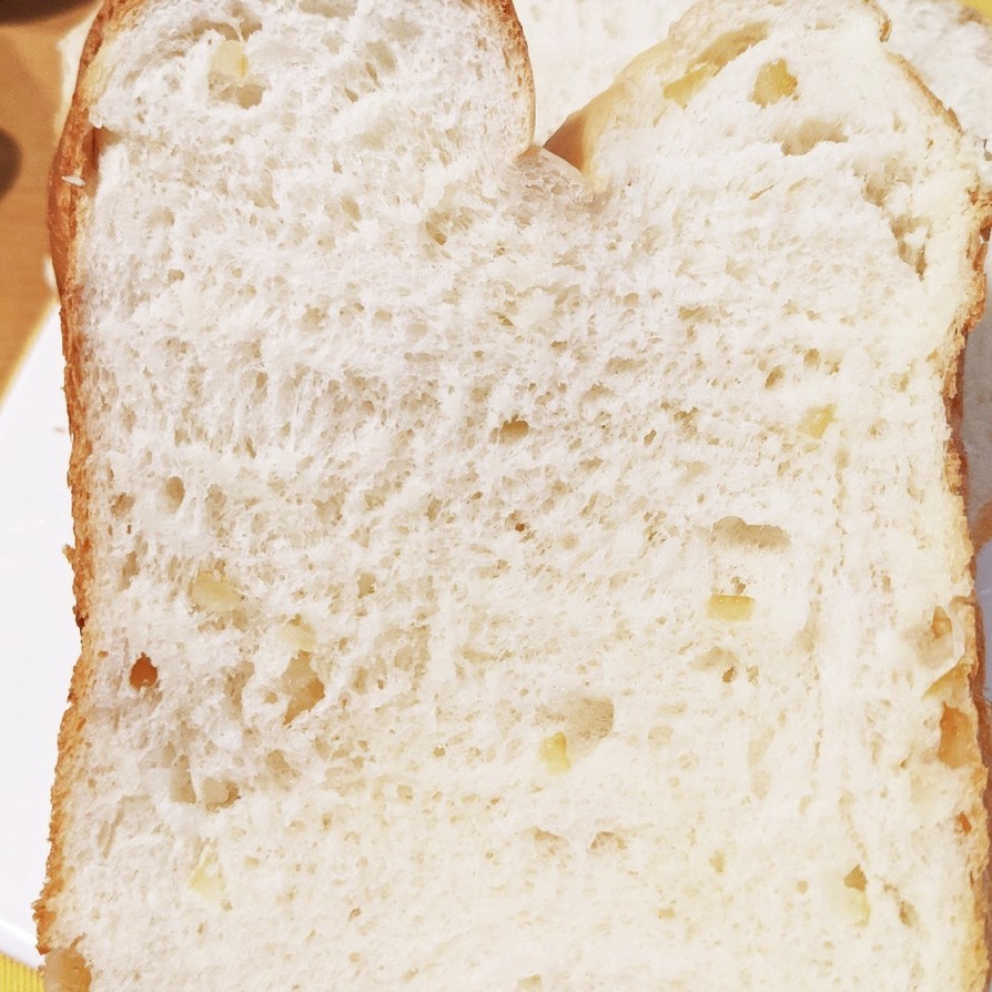 【自分用】レモンバター？食パン（HB）の画像