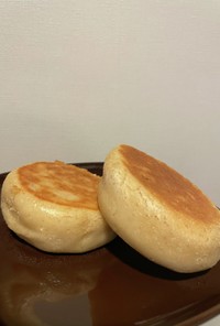 サイリウム、卵なし★簡単おやき風米粉パン