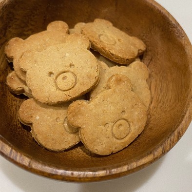 米粉と豆腐のきな粉クッキーの写真