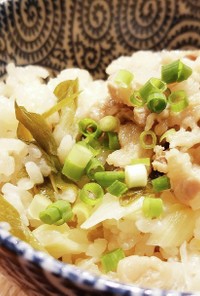 ネギ/豚バラ/麺つゆ/炊き込みご飯