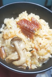 タチウオの味醂干しで炊き込みご飯