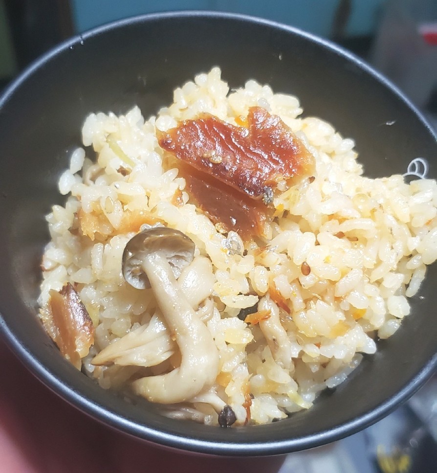 タチウオの味醂干しで炊き込みご飯の画像