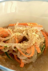 レシピ投稿祭り　ヘルシー麺風サラダ