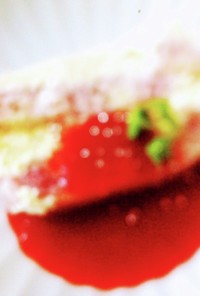 苺のヨーグルトケーキ.ティラミス風