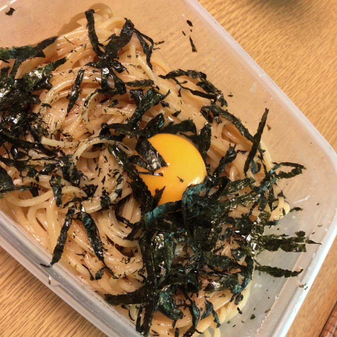 究極の手抜き タッパー1つで和風パスタ