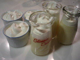 豆乳プリンwith ホイップクリーム