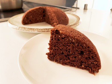 生おからでしっとりなチョコレートケーキの写真