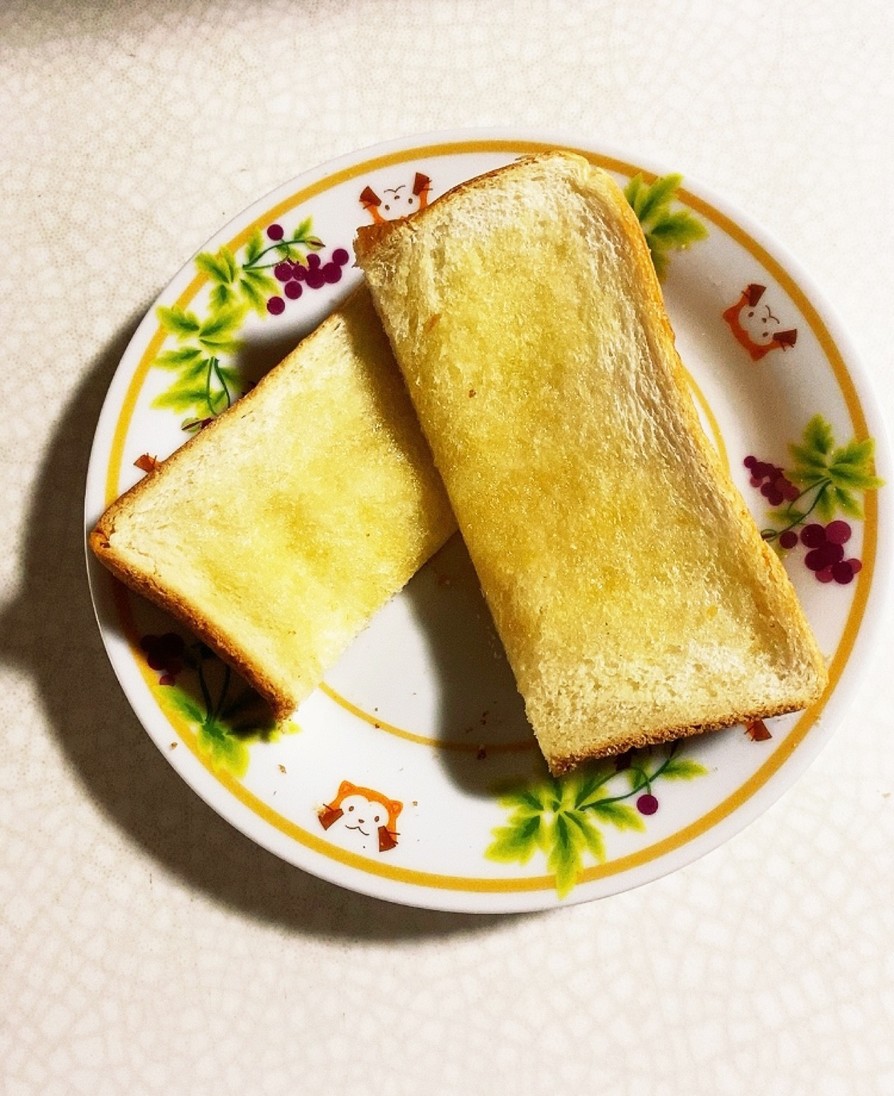 オリーブオイルと蜂蜜レモンのトーストの画像
