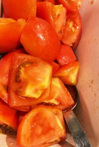 トマトが美味しい　簡単作り置き