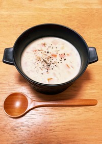 簡単おいしい　豆乳スープ