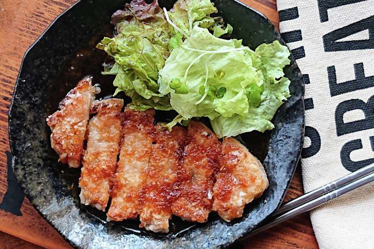 ガッツリ肉料理 豚テキ和風玉ねぎ甘辛だれ レシピ 作り方 By ちーすけ クックパッド 簡単おいしいみんなのレシピが376万品