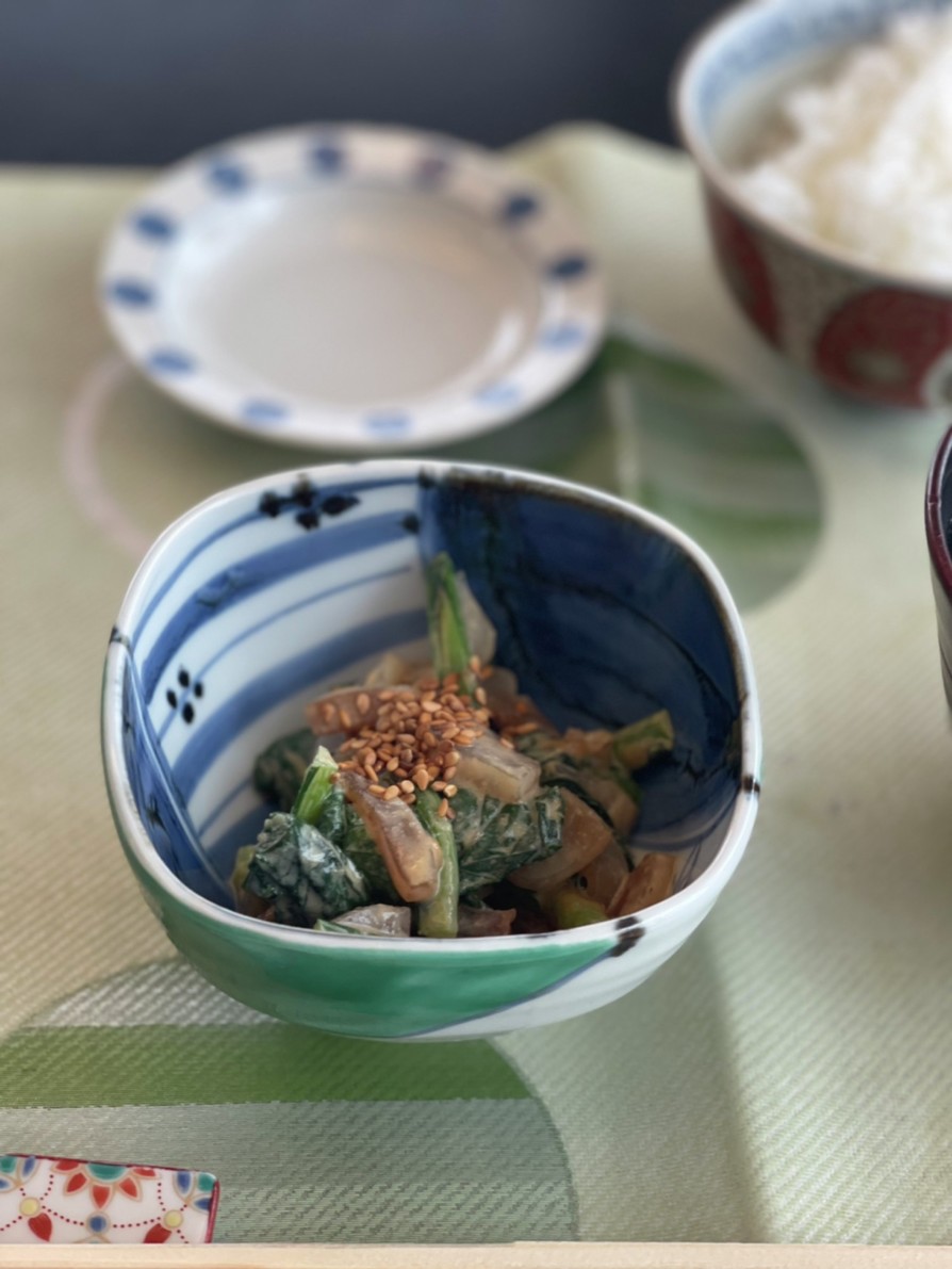 簡単#小松菜のごま和えの画像