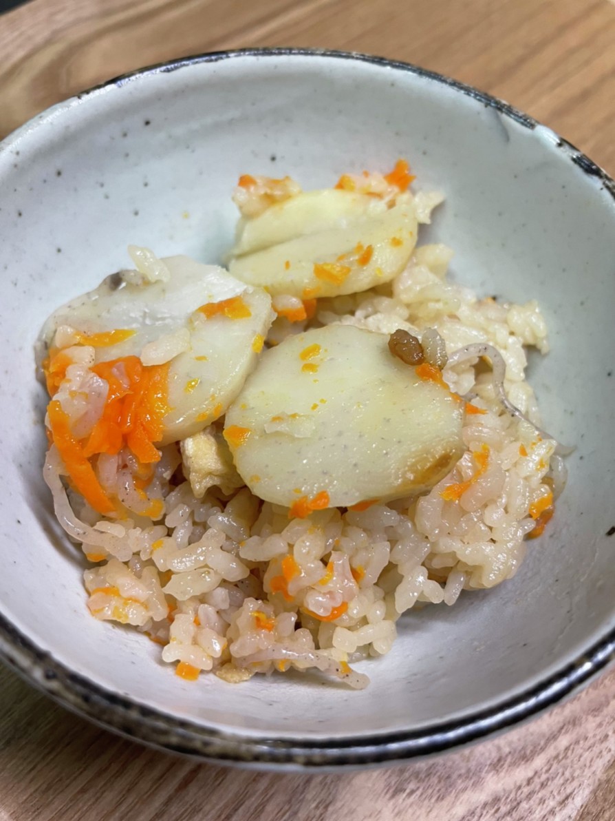 義母の故郷の里芋ご飯☆調味料は222☆の画像