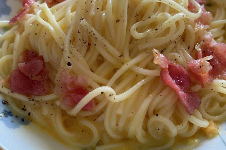 スープの素で カルボナーラ風そうめん レシピ 作り方 By ひとり食卓 クックパッド 簡単おいしいみんなのレシピが377万品
