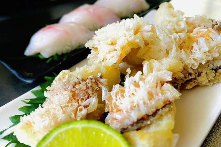 甘鯛 美しさ100点の松笠揚げ レシピ 作り方 By マッキークッキング クックパッド 簡単おいしいみんなのレシピが378万品