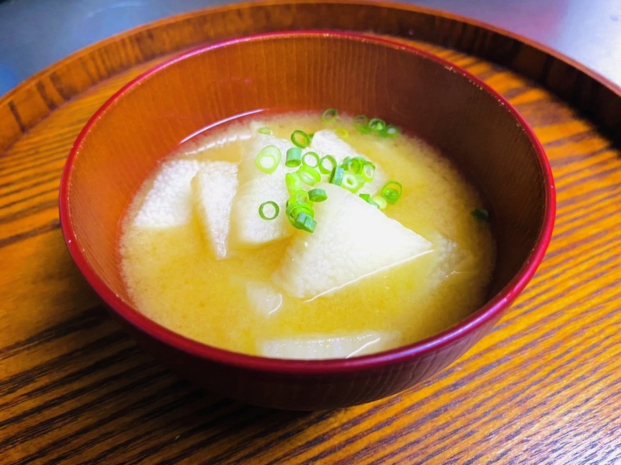 ホクホク・長芋のお味噌汁の画像