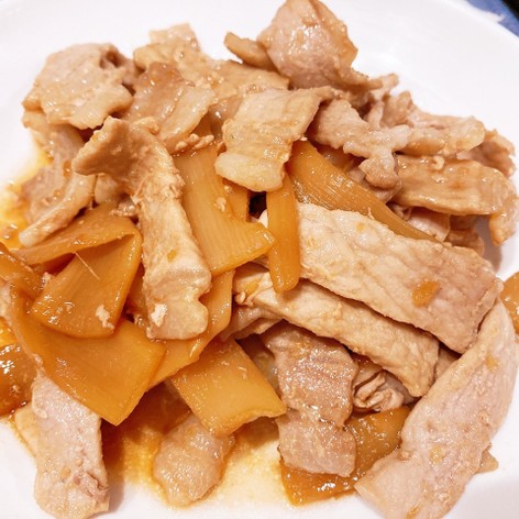 【余ったメンマ】豚肉とメンマの炒め物