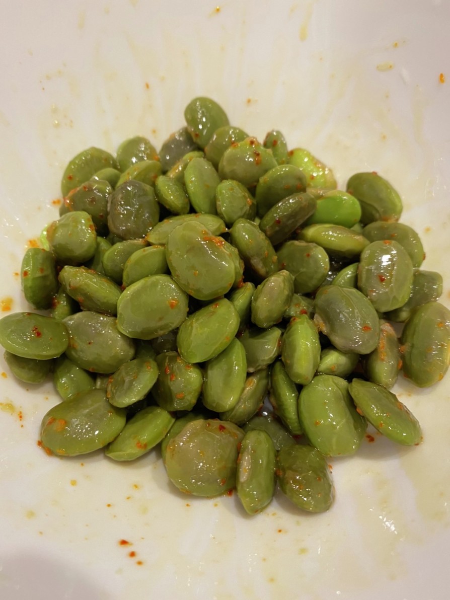 枝豆のペペロンチーノの画像