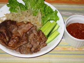 ★たっぷりもやしの焼き肉★