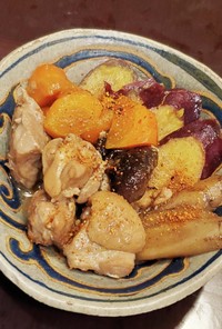 鶏肉と根菜の煮込み