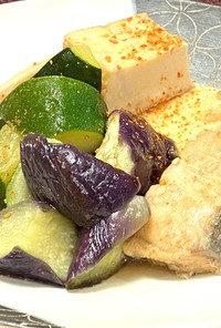 秋鮭と野菜の煮物