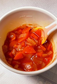 【離乳食】玉ねぎとにんじんのトマト煮込み