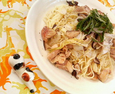 ✿鶏肉と白菜の❀簡単✿中華塩焼きそばの写真