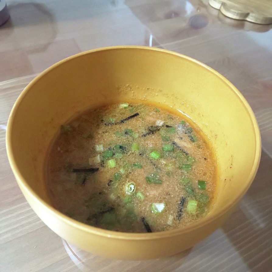 辛味噌ベースの素麺のつけ汁の画像