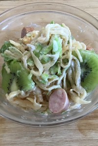 キウイのデリカッテセン風サラダ
