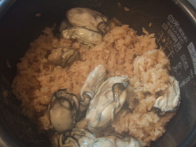牡蠣大好き!炊き込みご飯~^^!!