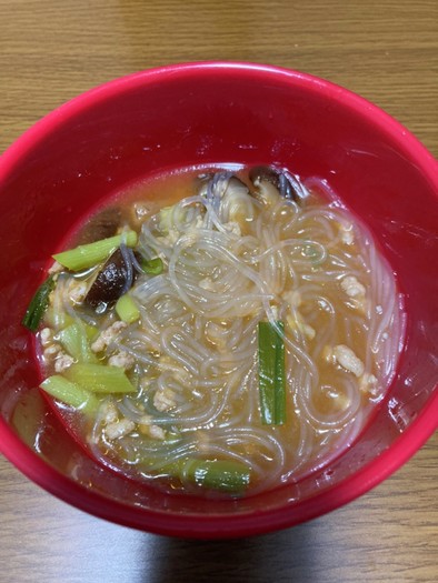 韓国風春雨スープの写真