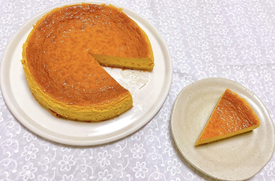 濃厚！かぼちゃのチーズケーキの画像