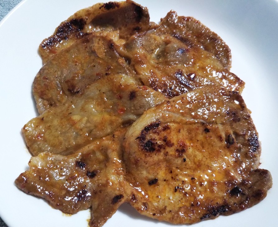 豚ロース肉の味噌漬けの画像